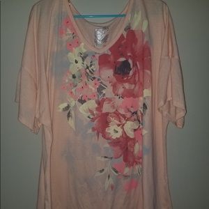 Coral shirt by Terra Sky